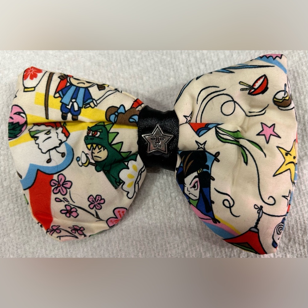 Sumo panda Chinese hair bow new pink